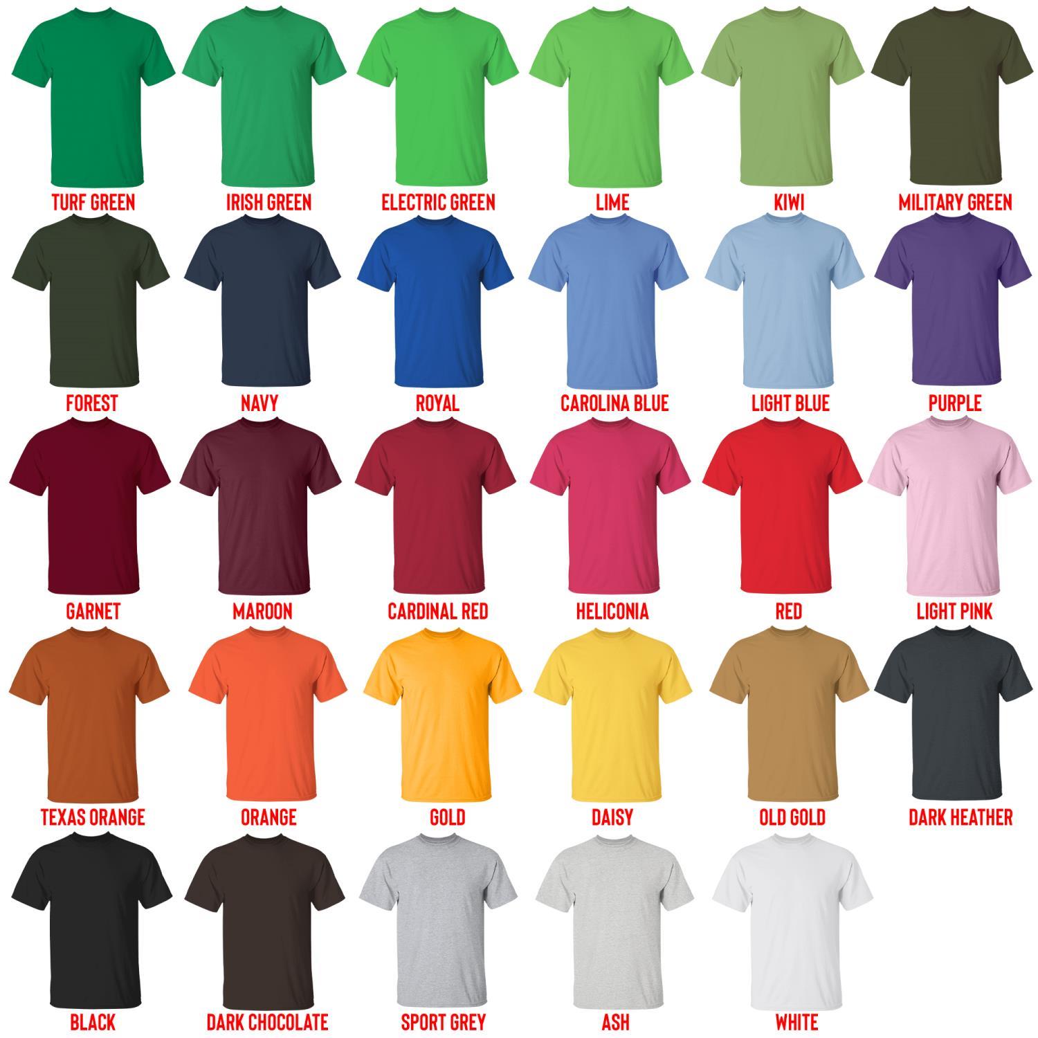 t shirt color chart - Re:Zero Store
