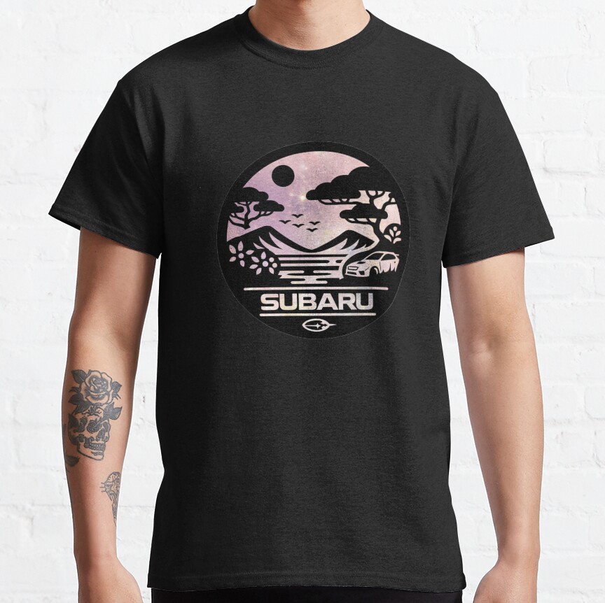 Cosmic Subaru Car Club T-shirt - Image 2