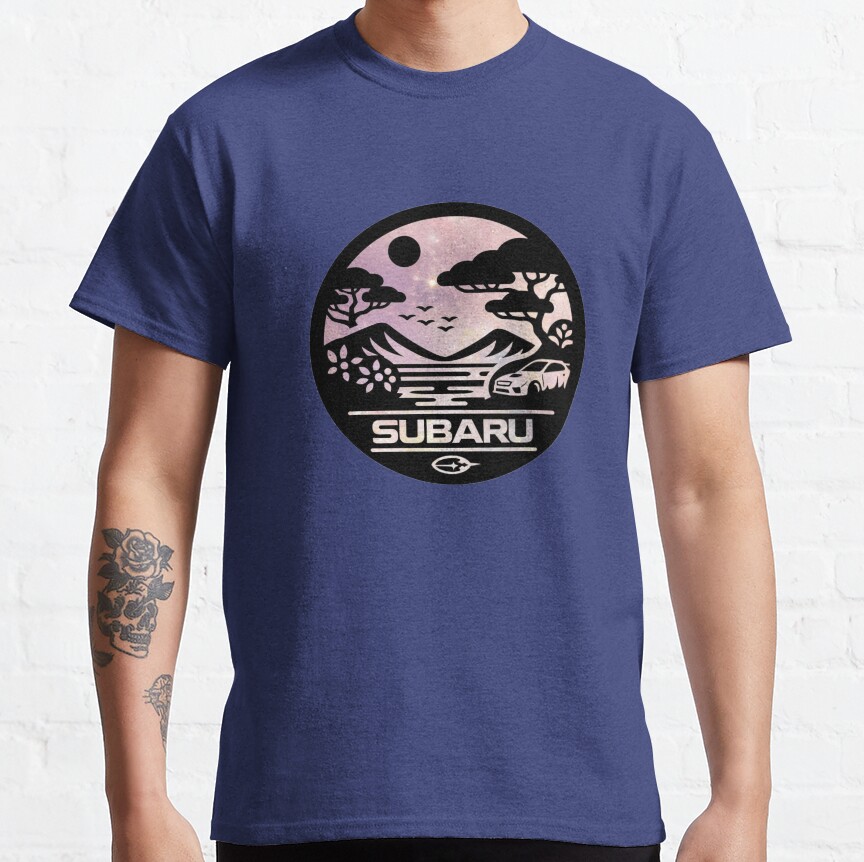 Cosmic Subaru Car Club T-shirt - Image 5