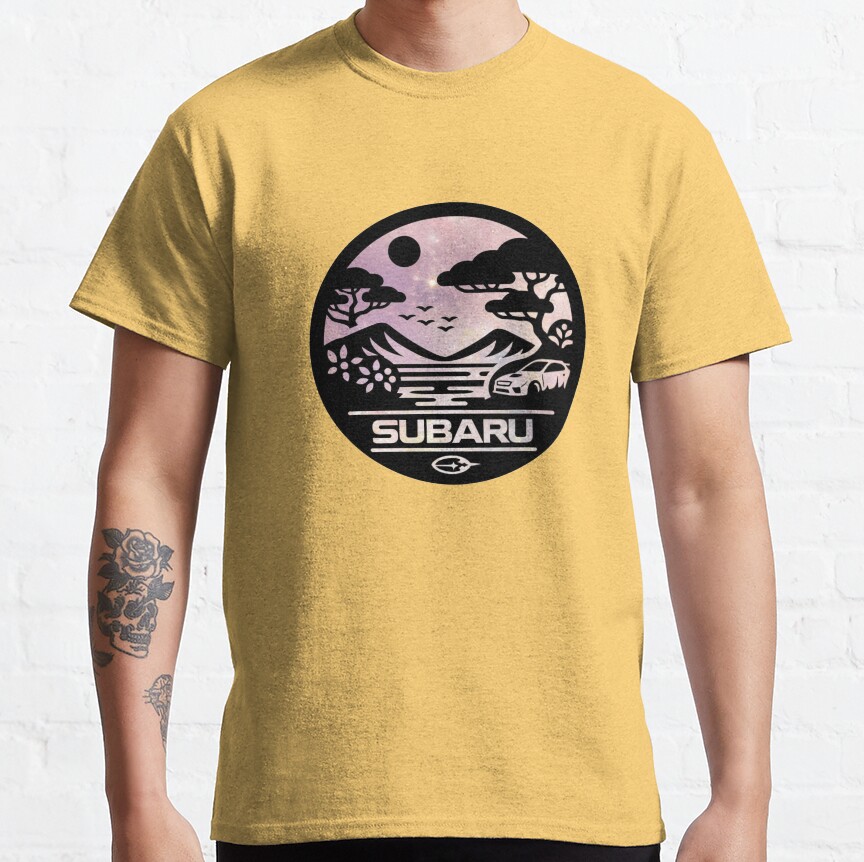 Cosmic Subaru Car Club T-shirt - Image 7