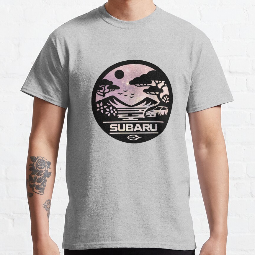 Cosmic Subaru Car Club T-shirt - Image 4